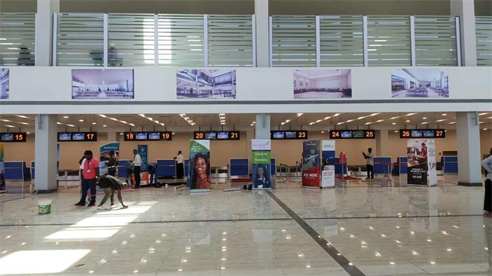 桑島機場一期項目導視標識工程完工